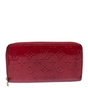 مملوكة مسبقًا Louis Vuitton Pomme D’amour Monogram Vernis Zippy Wallet