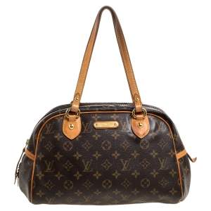 مملوكة مسبقًا حقيبة لوي فيتون "مونتورغويل پي إم" كانفاس مونوغرامي