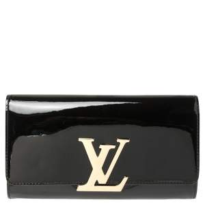 Pre Owned حقيبة كلتش لوي فيتون لويز فيرنيه سوداء