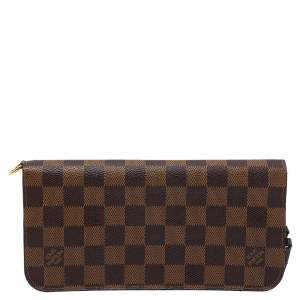 Pre Owned محفظة لوي فيتون انزوليت كانفاس دامييه أيبين