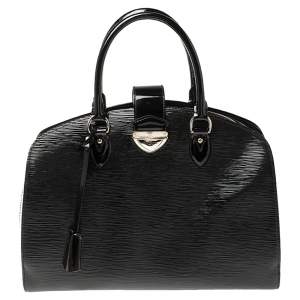 Pre Owned Louis Vuitton Black Electric Epi Leather Pont Neuf GM Bag