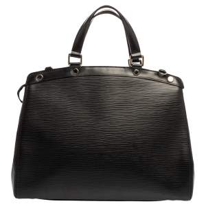 مملوكة مسبقًا حقيبة لوي فيتون  بريه جلد أيبي سوداء