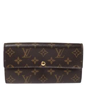 Pre Owned محفظة لوي فيتون "سارا" كانفاس مونوغرامي