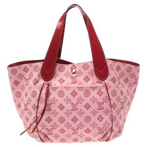 مملوكة مسبقًا Louis Vuitton Red Canvas Cabas Limited Edition Ipanema GM Bag
