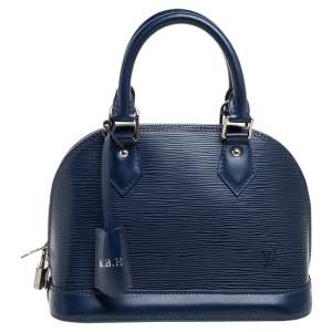 مملوكة مسبقًا حقيبة لوي فيتون ألما جلد أيبي انديغو BB