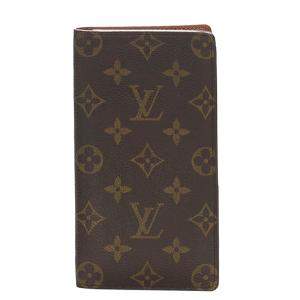 مملوكة مسبقًا Louis Vuitton Brown Monogram Canvas Porte Tresor Wallet 