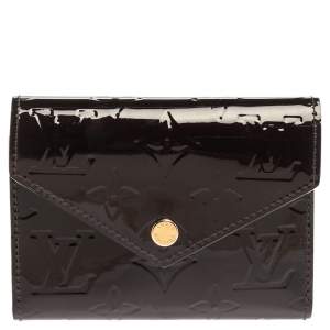مملوكة مسبقًا Louis Vuitton Terre D’Ombre Monogram Vernis Leather Victorine Wallet