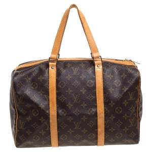 Pre Owned حقيبة لوي فيتون ساك سوبل 35 دوفيل كانفاس مونوغرامي