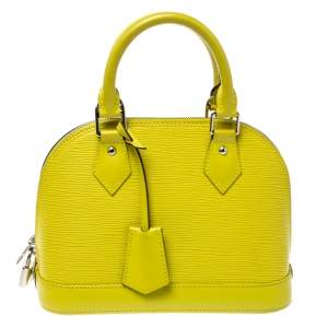 مملوكة مسبقًا حقيبة لوي فيتون ألما جلد إيبي بيستاشيو فسدقي