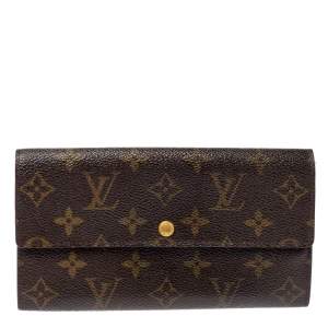 مملوكة مسبقًا Louis Vuitton Monogram Canvas Sarah Continental Wallet 