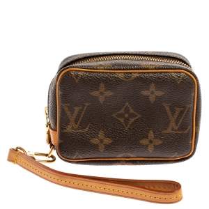 Pre Owned Louis Vuitton Monogram Canvas Wapity Pouch
