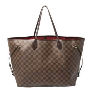 Louis Vuitton Damier Ebene Canvas Neverfull GM Bag
