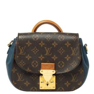 Pre Owned Louis Vuitton Celeste Monogram Canvas and Leather Eden PM Bag
