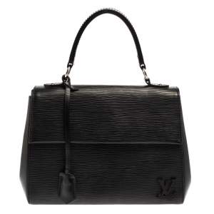 Pre Owned Louis Vuitton Black Epi Leather Cluny BB Bag