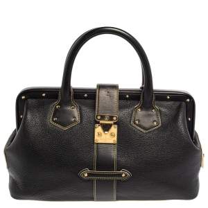 Louis Vuitton Black Suhali Leather Lingenieux PM Bag