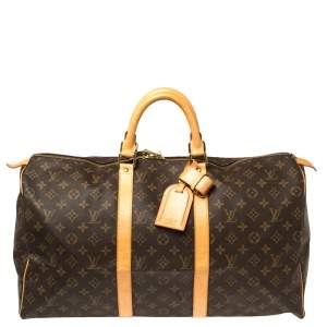 Louis Vuitton Monogram Canvas Keepall 50 Bag