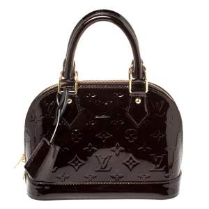 Louis Vuitton Amarante Monogram Vernis Alma BB Bag