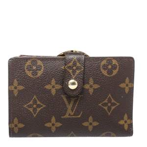مملوكة مسبقًا Louis Vuitton Monogram Canvas Port Feuille Vienoise French Purse Wallet