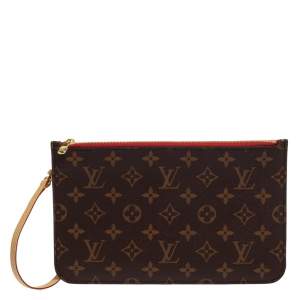 Louis Vuitton Monogram Canvas Neverfull Pochette NM Clutch