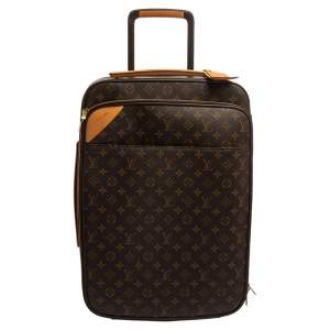 Pre Owned Louis Vuitton Monogram Canvas Business Pegase Legere 55 Luggage