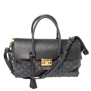 Louis Vuitton Gris Monogram and Leather Limited Edition Volupte Psyche Bag