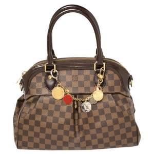 Pre Owned Louis Vuitton Damier Ebene Canvas Trevi PM Bag
