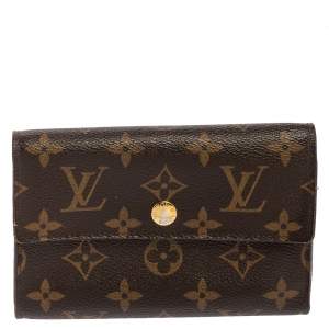 Pre Owned Louis Vuitton Monogram Canvas Alexandra Wallet