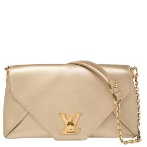 Louis Vuitton Gold Leather Love Note Bag