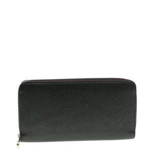 مملوكة مسبقًا Louis Vuitton Black Epi Leather Zippy Wallet
