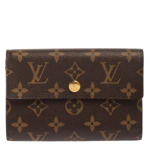 Pre Owned Louis Vuitton Monogram Canvas Alexandra Wallet