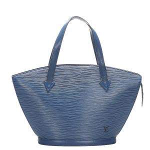 Louis Vuitton Blue Epi Leather Saint Jacques Short Strap PM bag