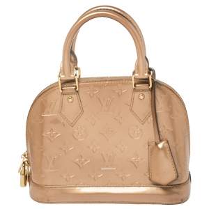 مملوكة مسبقًا Louis Vuitton Beige Monogram Vernis Alma BB Bag