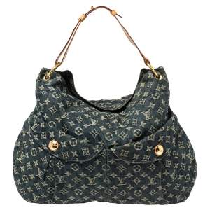 مملوكة مسبقًا Louis Vuitton Blue Monogram Denim Daily GM Bag