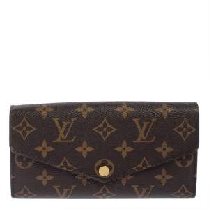 مملوكة مسبقًا Louis Vuitton Monogram Canvas Sarah Wallet