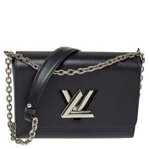 Pre Owned Louis Vuitton Black Epi Leather Twist MM Bag