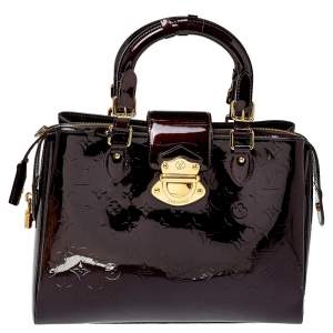 مملوكة مسبقًا Louis Vuitton Amarante Monogram Vernis Melrose Avenue Bag