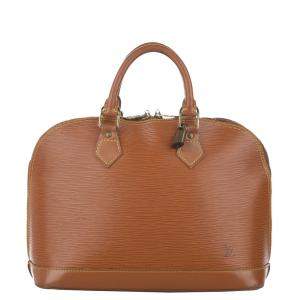 Louis Vuitton Brown Epi Leather Alma PM bag