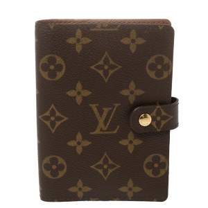 Pre Owned Louis Vuitton Monogram Canvas Small Ring Agenda Cover