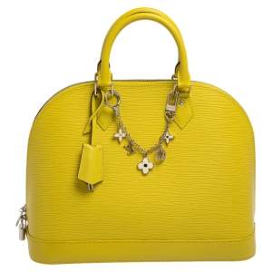 مملوكة مسبقًا Louis Vuitton Pistache Epi Leather Alma MM Bag