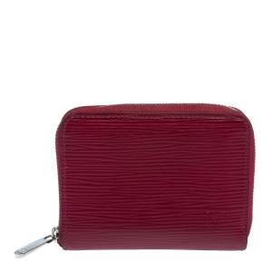 مملوكة مسبقًا Louis Vuitton Fuchsia Epi Leather Zippy Coin Purse