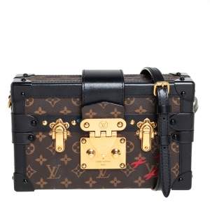 مملوكة مسبقًا Louis Vuitton Monogram Canvas and Leather Petite Malle Bag