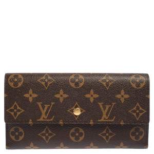 مملوكة مسبقًا Louis Vuitton Monogram Canvas Porte-Tresor International Wallet