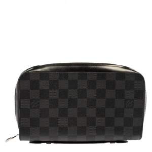 مملوكة مسبقًا Louis Vuitton Damier Graphite Canvas Zippy XL Wallet