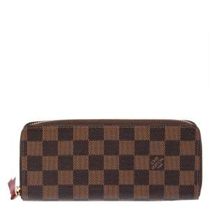 Pre Owned Louis Vuitton Monogram Canvas Clemence Wallet