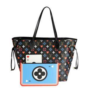 Louis Vuitton Black/Multicolor Monogram Canvas Game On Neverfull MM Bag