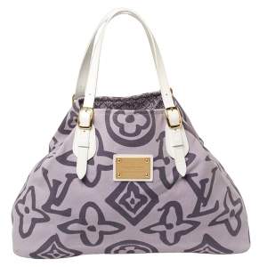Pre Owned Louis Vuitton Lilac Tahitienne Cabas Limited Edition GM Bag