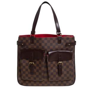 Pre Owned Louis Vuitton Damier Ebene Canvas Uzes Tote