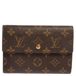 مملوكة مسبقًا Louis Vuitton Monogram Sarah International Tri-fold Wallet