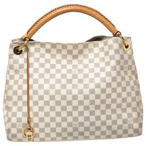 Pre Owned Louis Vuitton Damier Azur Canvas Artsy MM Bag