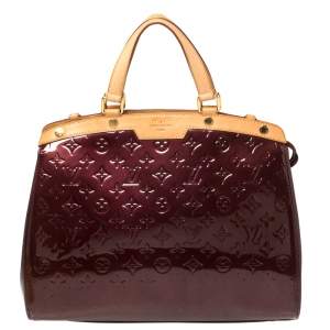 Louis Vuitton Rouge Fauviste Monogram Vernis Brea GM Bag